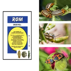 ROM 3 kg Grubkill Combined Bio Pesticide Powder | Used to Control Hard Bodied Insects